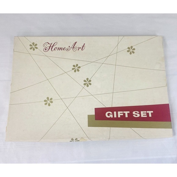 Vintage Home Art Linen Placemat and Napkin Set 8 pcs total Original Box - Picture 4 of 4